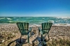 2 chairs on the beach